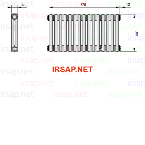 Радиатор IRSAP Tesi 20500/15 T14 CL 01